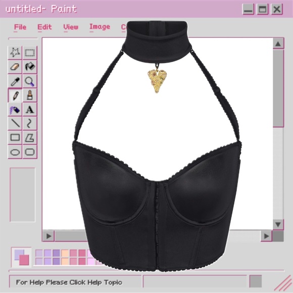 SKIMS Stretch Satin Corset CHOKER NECKLACE ONLY BNWT! - Picture 2 of 8